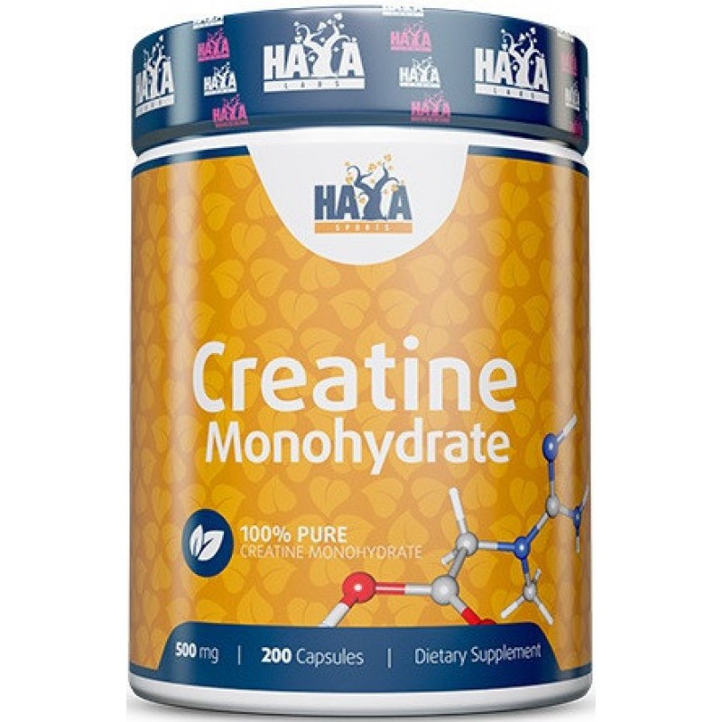 Haya Labs Creatine Monohydrate 500 mg 200 kapslit